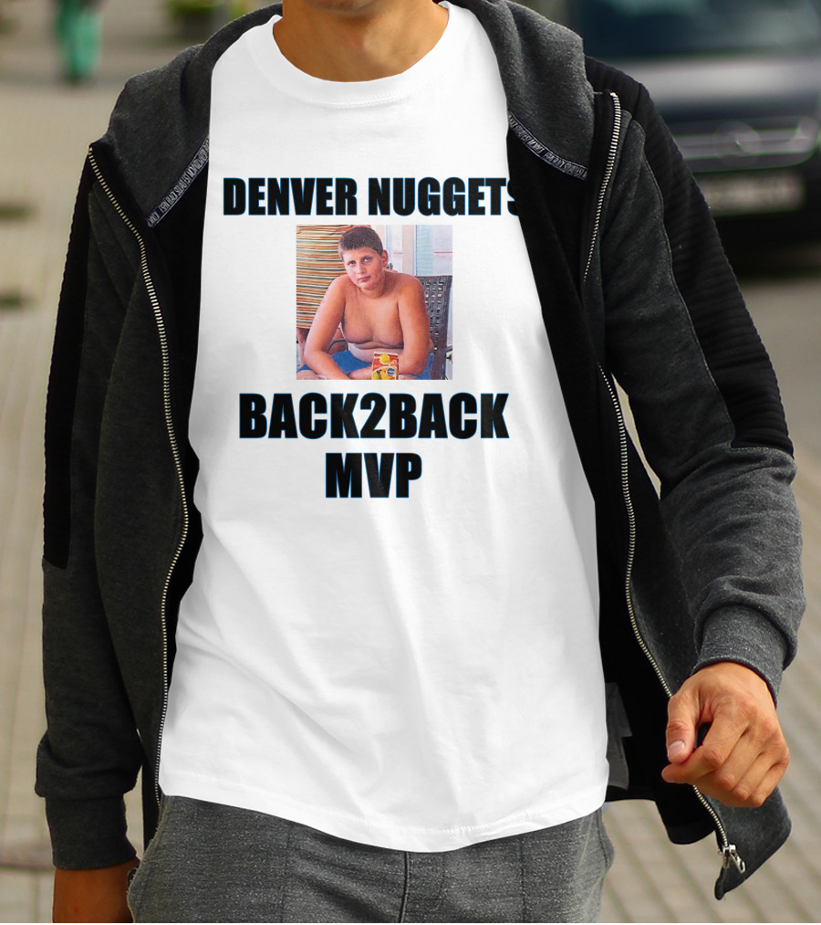 Denver Nuggets Jokic Back2back MVP Fans Only T-Shirt
