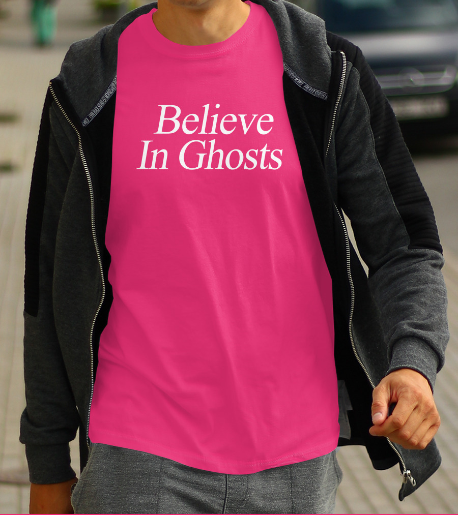 Lonely Ghost Believe In Ghosts T-Shirt
