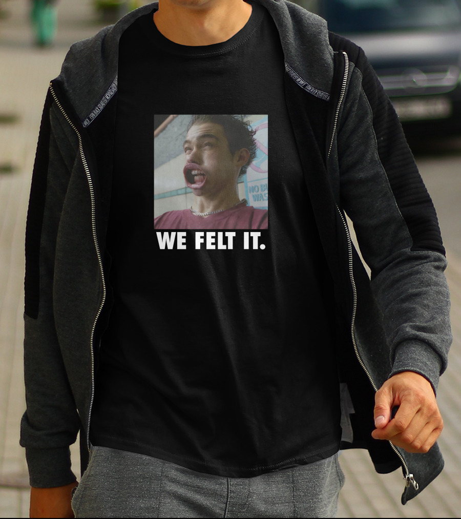 Joshua Bassett Merch We Felt It Funny Face Moment T-Shirt