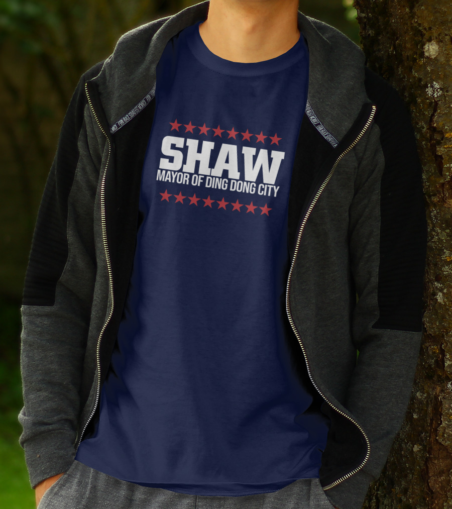 SHAW Mayor Of Ding Dong City Red Stars T-Shirt