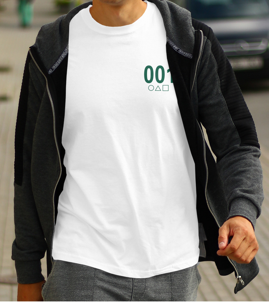 001 Circle Triangle Square Squid Game T-Shirt