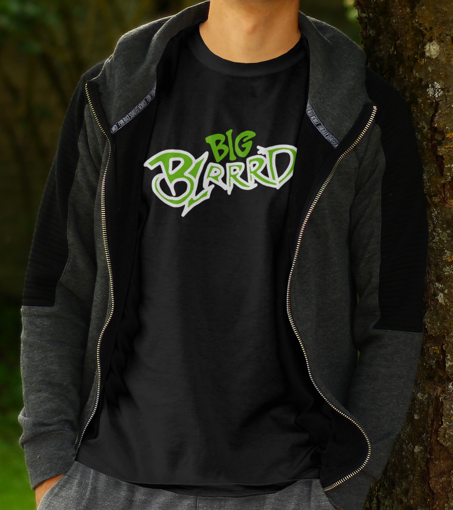 Pooh Shiesty Merch Big Blrrd Graphic Text Green T-Shirt