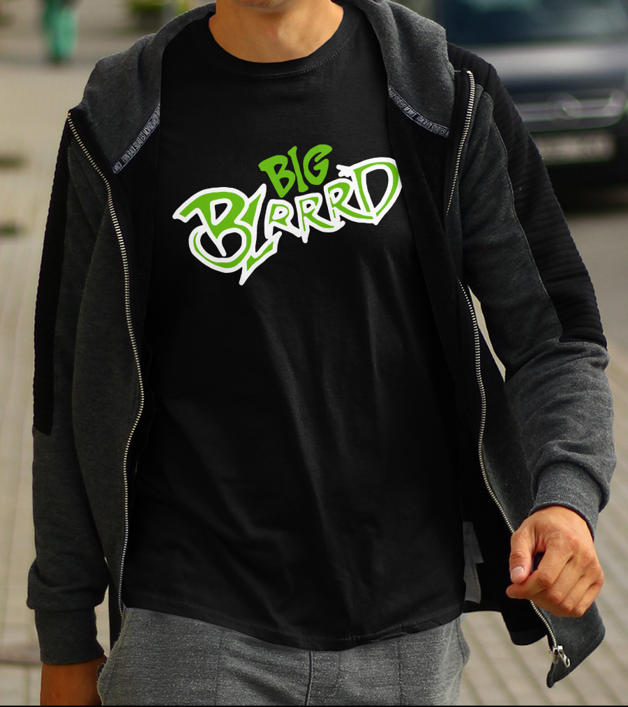 Pooh Shiesty Merch Big Blrrd Graphic Text Green T-Shirt