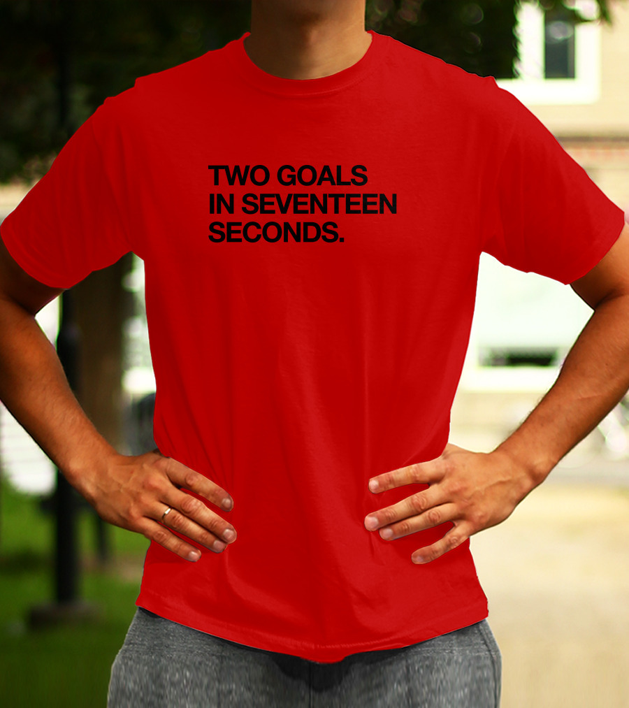 Two Goals In Seventeen Seconds Chicago Sports History T-Shirt