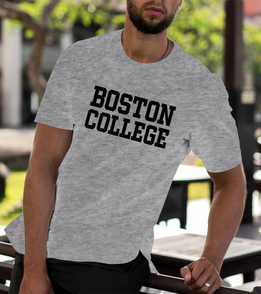 Boston College Dylan O'brien Archive Classic Style Collegiate Look T-Shirt