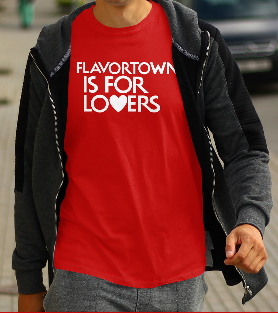 Guy Fieri Flavortown Is For Lovers Heart T-Shirt