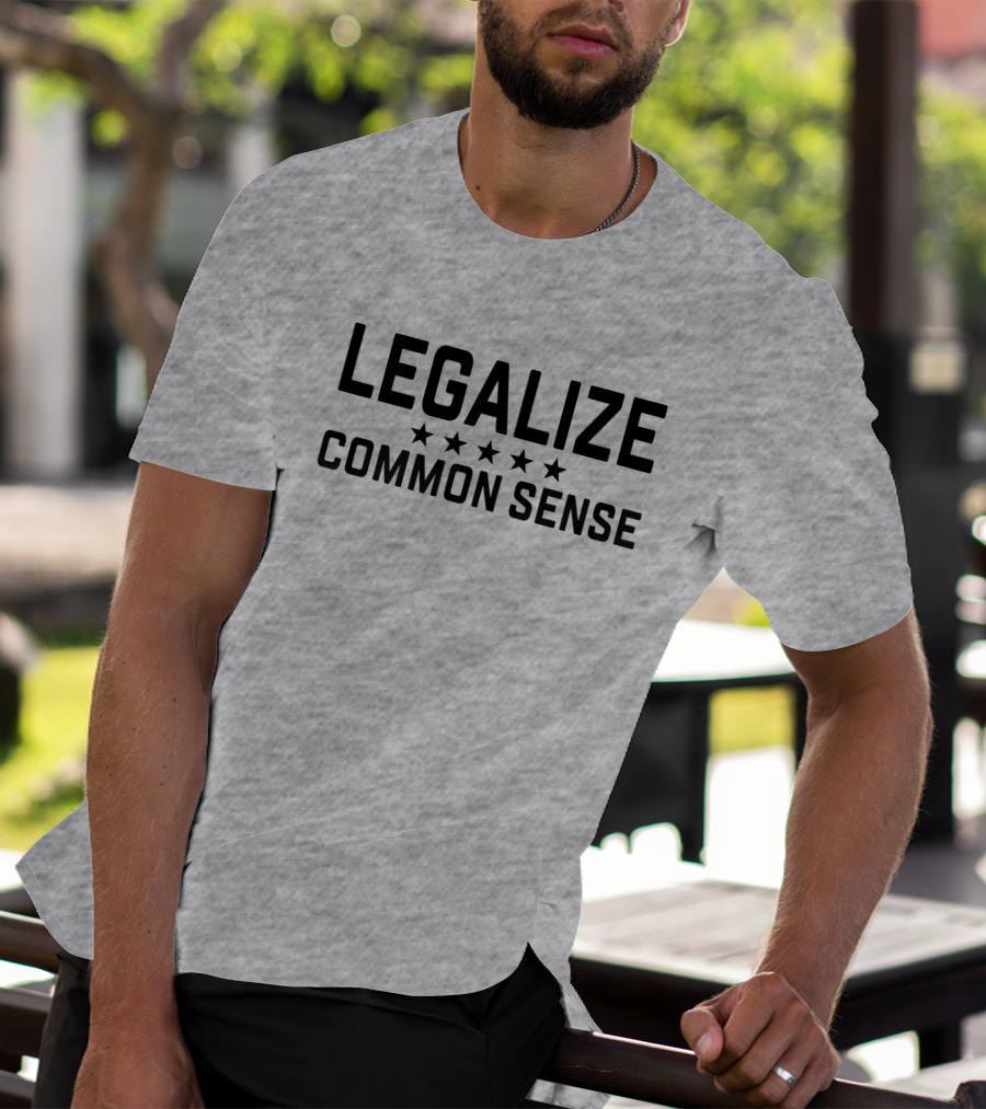 Hodgetwins Merch Legalize Common Sense Stars T-Shirt