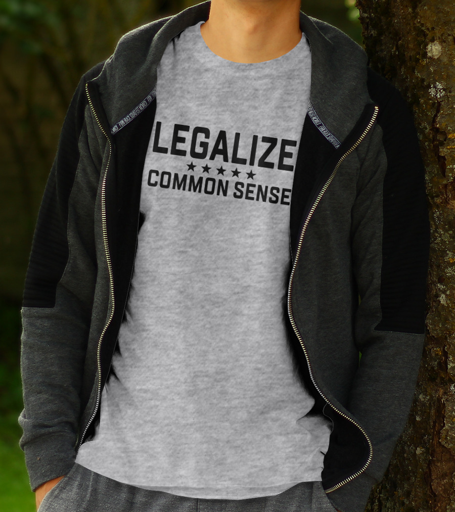 Hodgetwins Merch Legalize Common Sense Stars T-Shirt