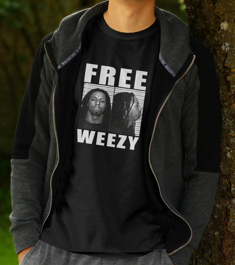 Lil Wayne Free Weezy Mugshot T-Shirt