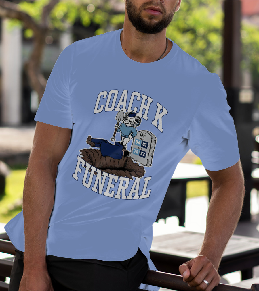 Coach K Funeral Duke Rivalry Dave Portnoy T-Shirt