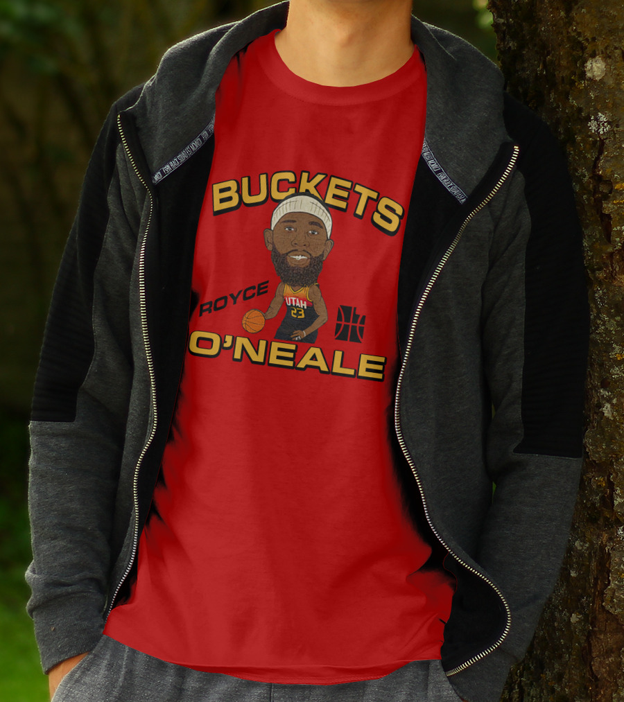 Buckets O'Neale Royce Utah Jazz Team Homage Merch T-Shirt