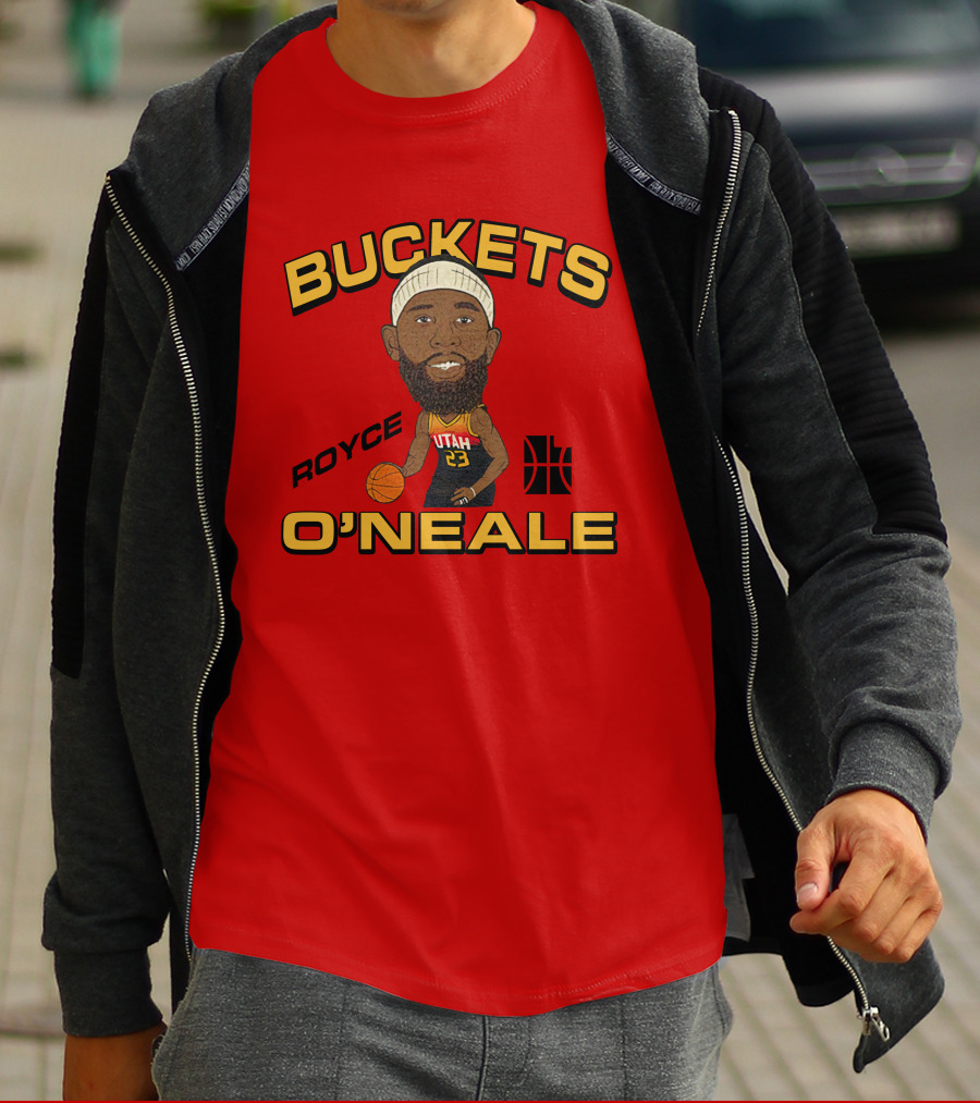 Buckets O'Neale Royce Utah Jazz Team Homage Merch T-Shirt