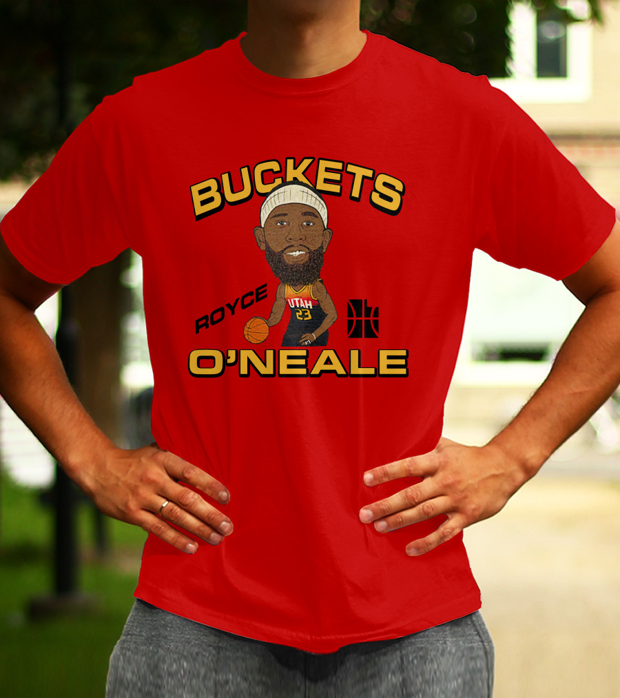 Buckets O'Neale Royce Utah Jazz Team Homage Merch T-Shirt