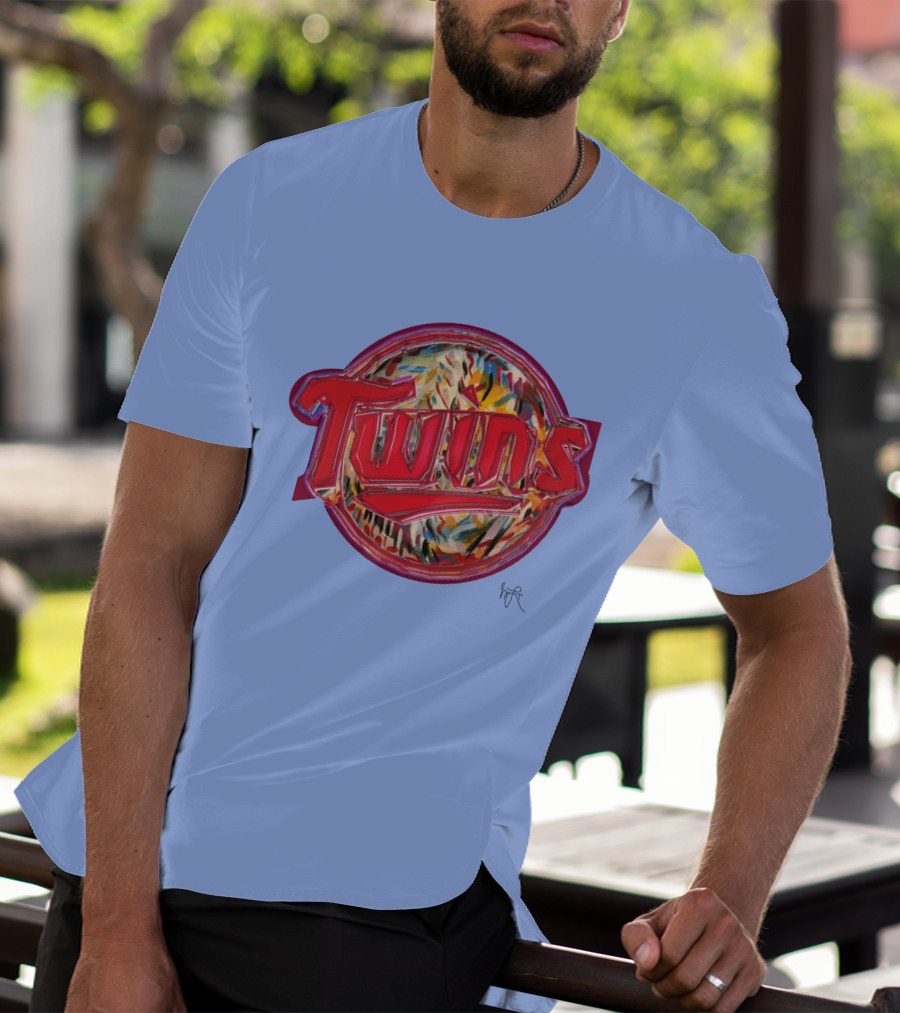 Twins Jimmy Longoria Local Artist Minnesota Baseball T-Shirt