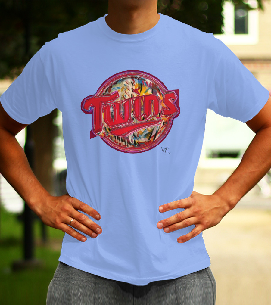 Twins Jimmy Longoria Local Artist Minnesota Baseball T-Shirt