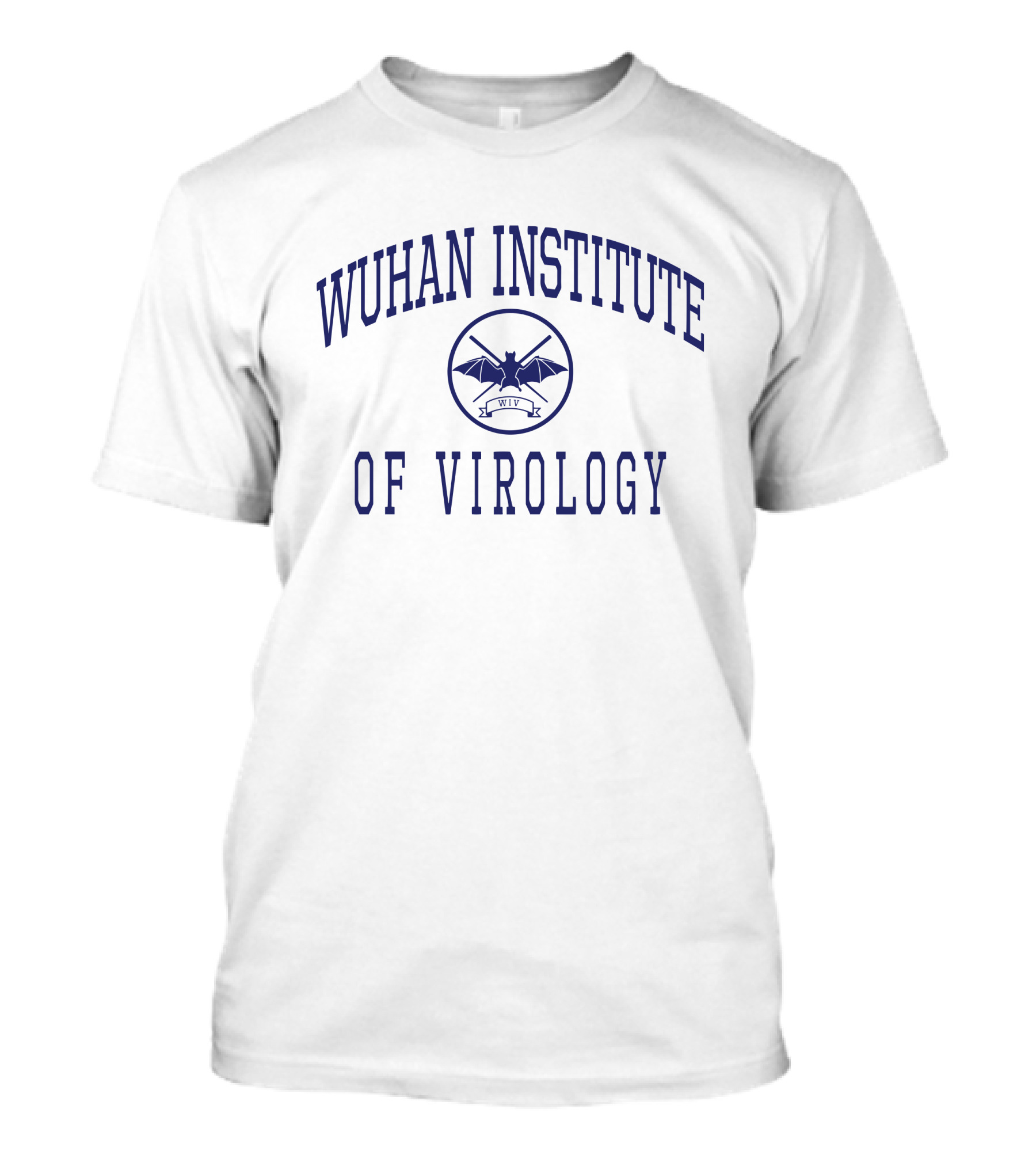 Wuhan Institute Of Virology Bat Logo Science Jobs T-Shirt