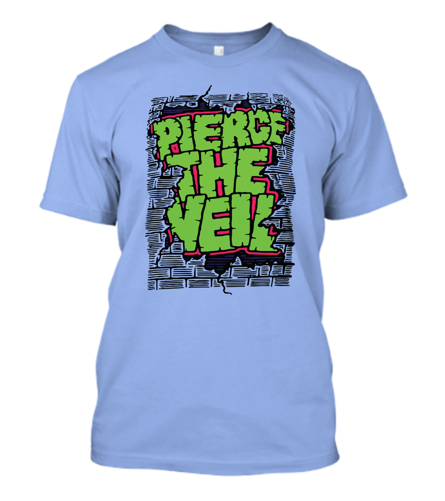 Pierce The Veil Freakish Beast Brick Wall T-Shirt
