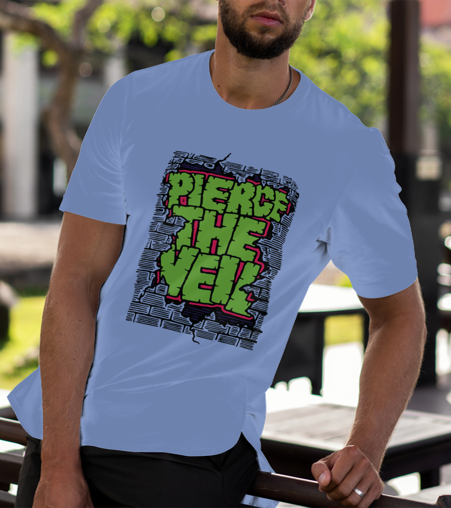 Pierce The Veil Freakish Beast Brick Wall T-Shirt