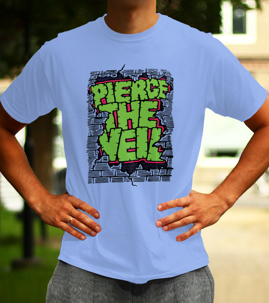 Pierce The Veil Freakish Beast Brick Wall T-Shirt