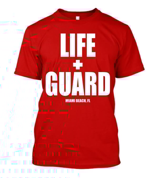 Lifeguard Miami Beach FL Thomas Sanders T-Shirt