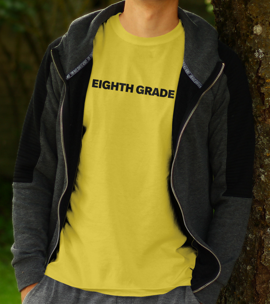 Eighth Grade Movie By Bo Burnham Yellow Background T-Shirt