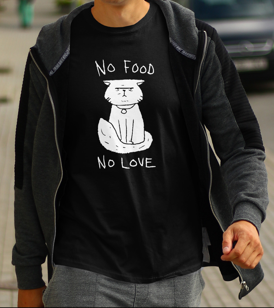 Dead By Daylight Meg's Cat No Food No Love Fostering Merch T-Shirt