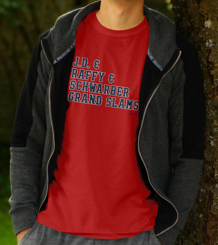 J.D. And Raffy And Schwarber Grand Slams Red Sox Merch T-Shirt