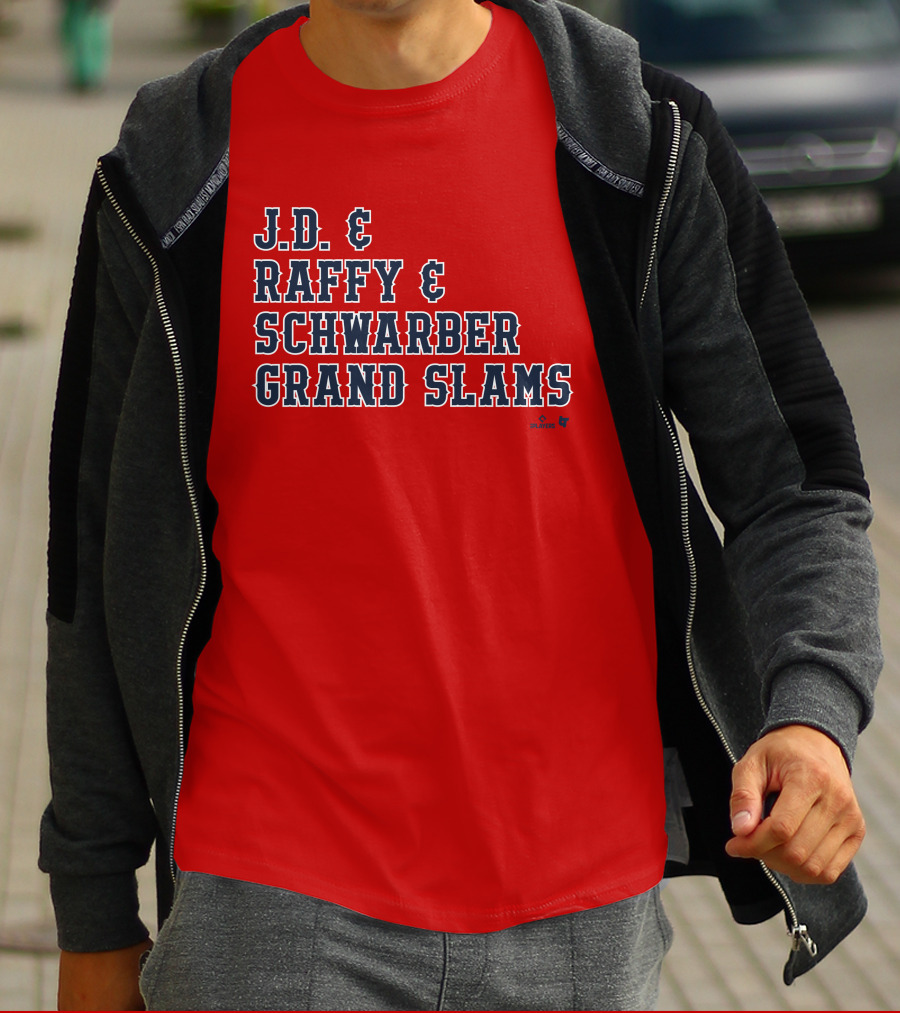 J.D. And Raffy And Schwarber Grand Slams Red Sox Merch T-Shirt