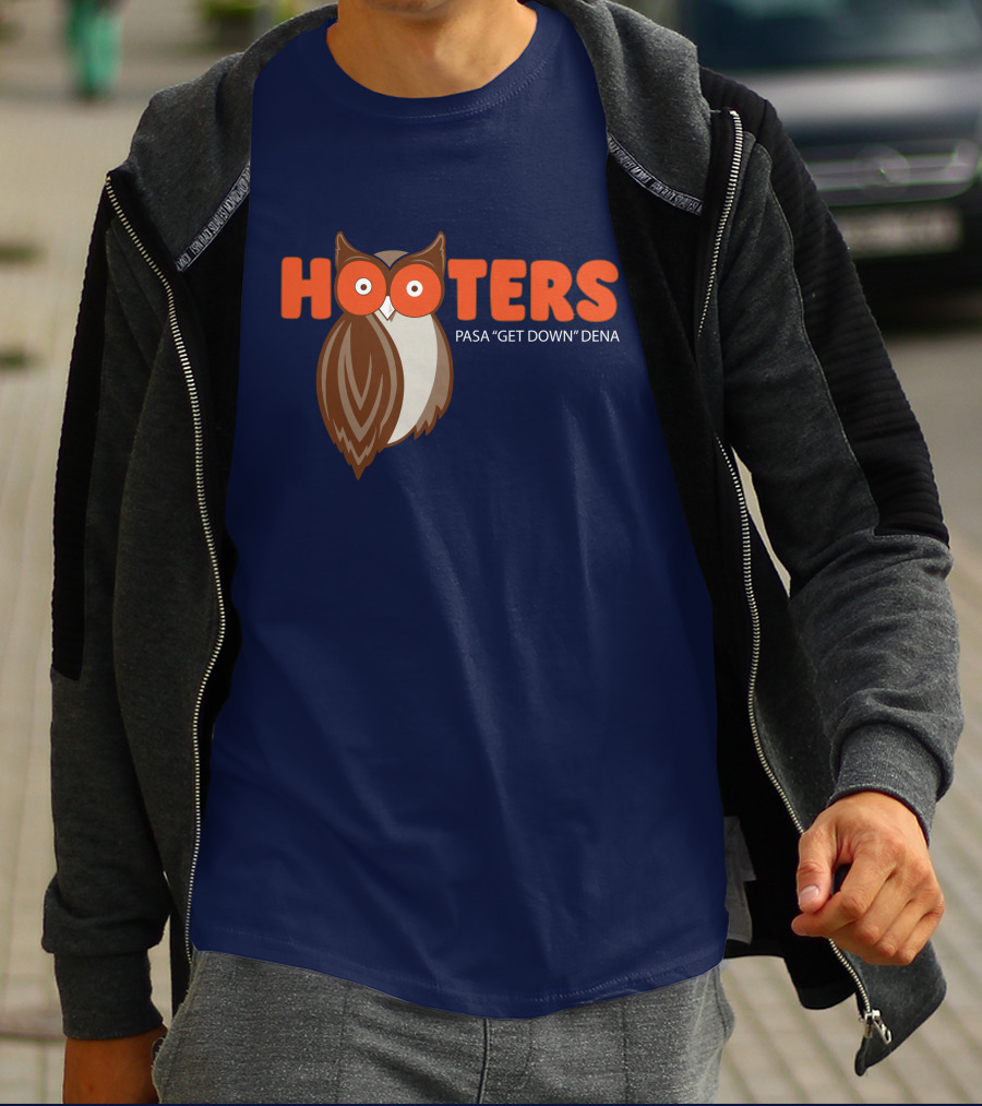 Michael Schwab Cristian Javier Hooters Owl Pasa Get Down Dena T-Shirt