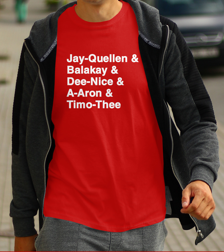 Jay Quellen And Balakay And Dee Nice And A-Aron And Timo Thee T-Shirt