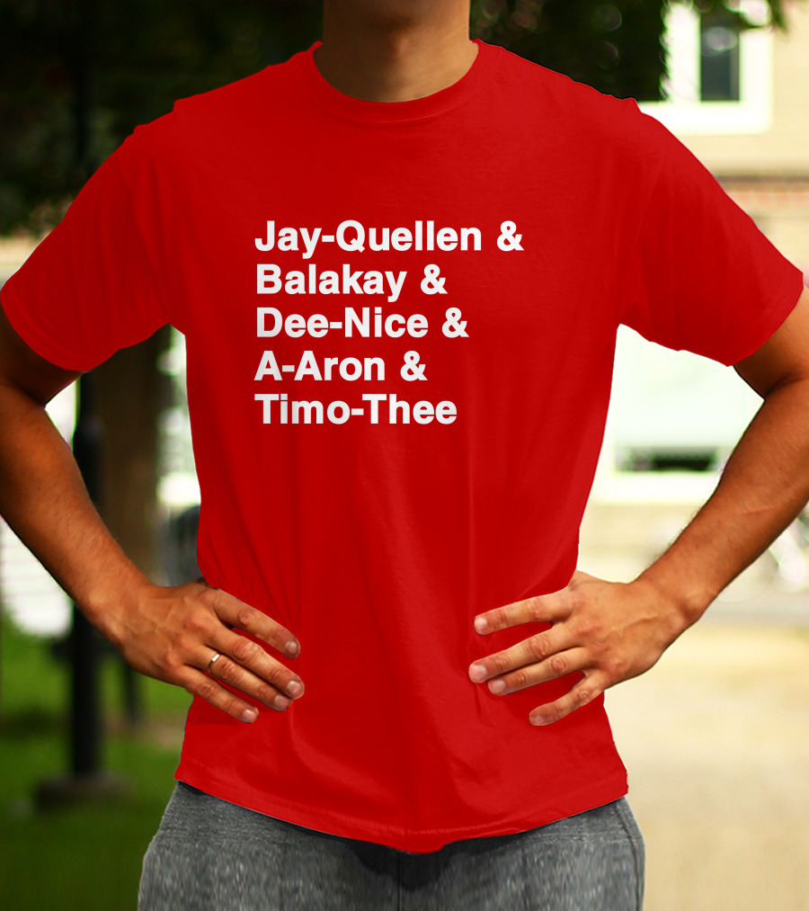 Jay Quellen And Balakay And Dee Nice And A-Aron And Timo Thee T-Shirt
