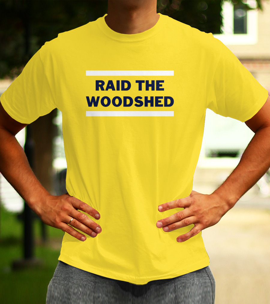 Dougie Tutter Raid The Woodshed Bold Yellow T-Shirt