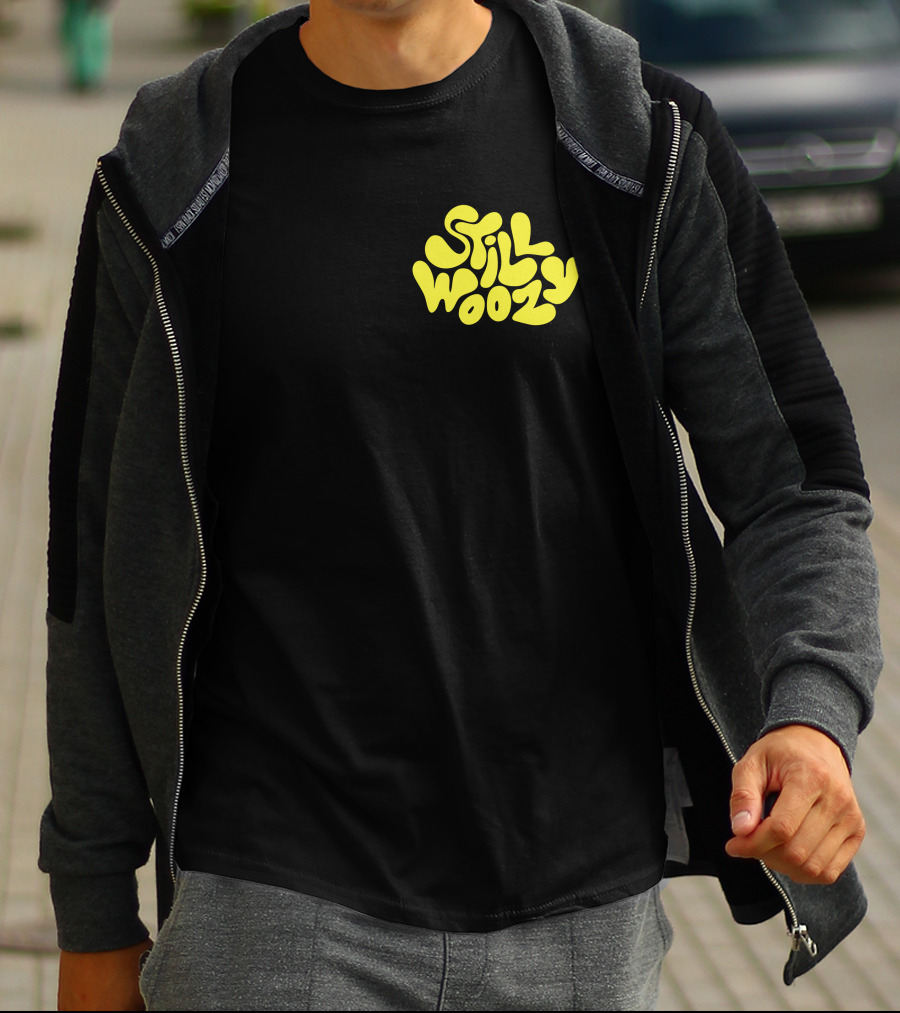 Still Woozy Yellow Text Merch T-Shirt