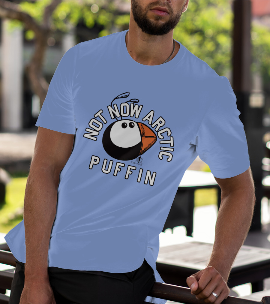 Not Now Arctic Puffin Mood Just Mike T-Shirt
