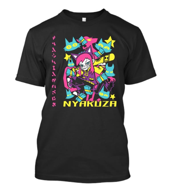 Fangamer Nyakuza Metro Cat Gang Neon Aesthetic T-Shirt