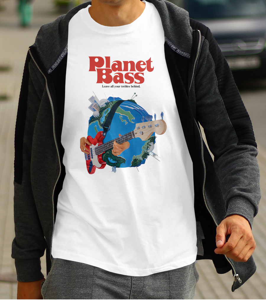 Planet Bass Leave All Your Trebles Behind T-Shirt