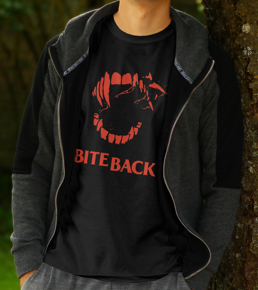 Fallout Merch Redfall Bite Back Announcement T-Shirt