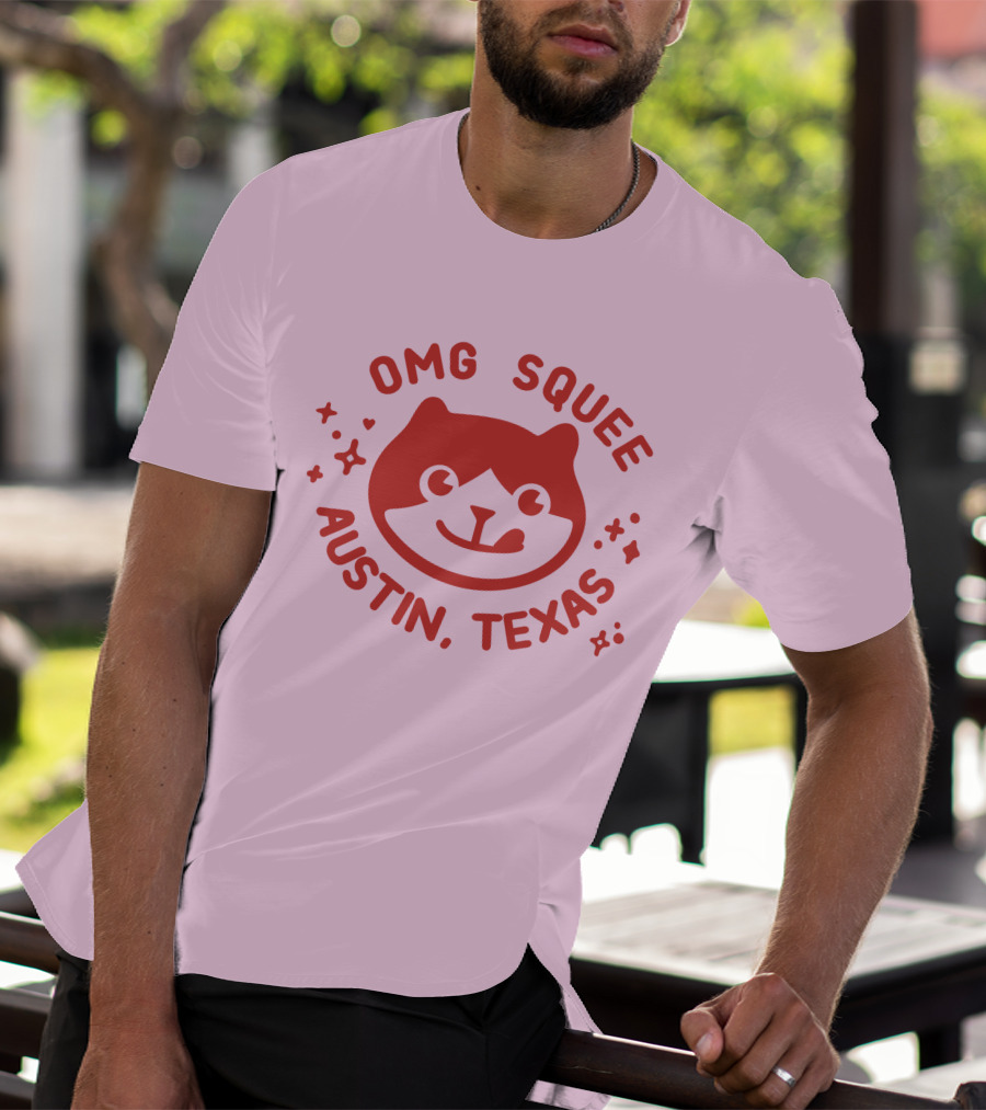 OMG Squee Austin Texas Cute Cat T-Shirt