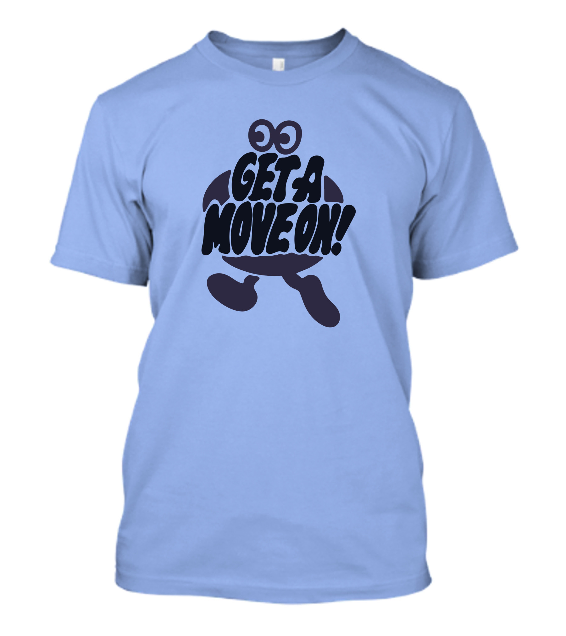 Jahdiary Get A Move On Playful Running Character T-Shirt