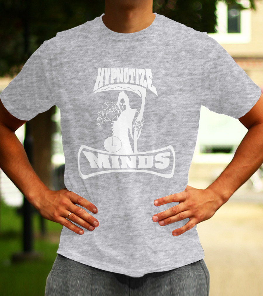 Three 6 Mafia Hypnotize Minds Grim Reaper Clock T-Shirt