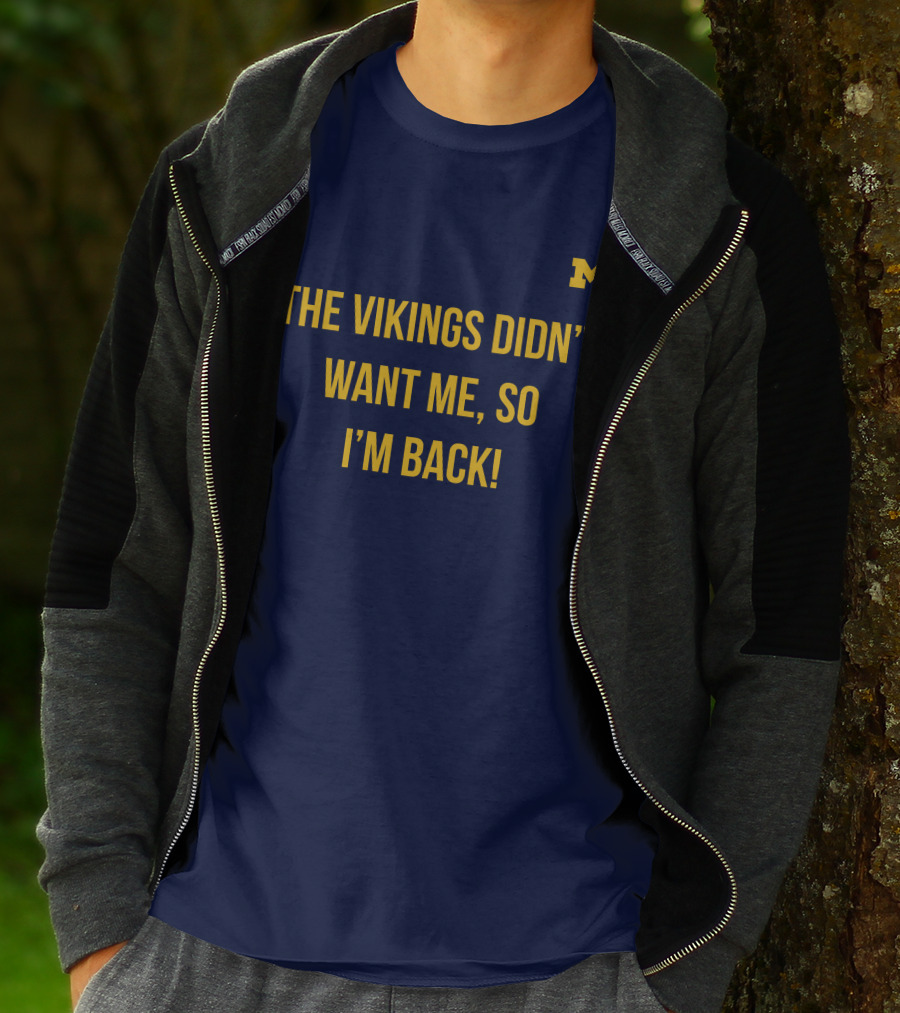 Spartans Jimbo The Vikings Didn't Want Me So I'm Back M T-Shirt
