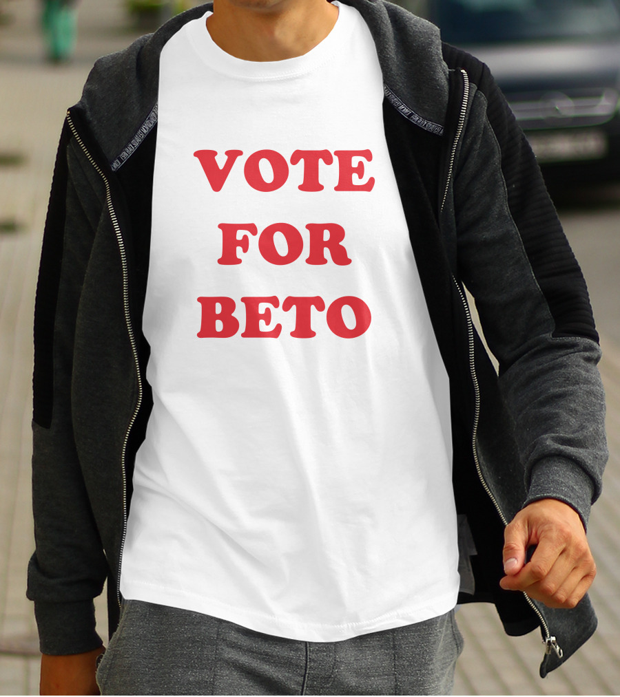 Vote For Beto O'Rourke Texas Ringer T-Shirt