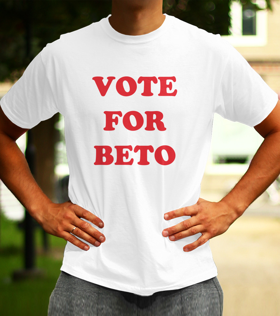 Vote For Beto O'Rourke Texas Ringer T-Shirt