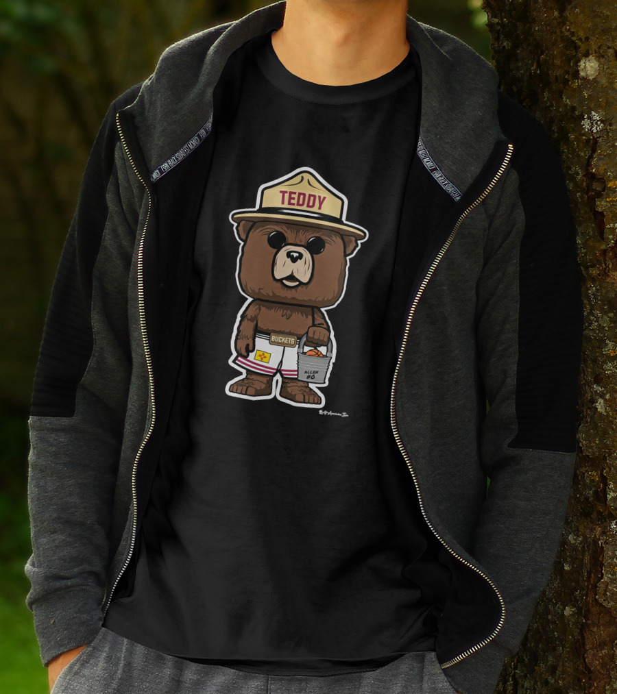 Brian Cox Teddy Buckets Allen Sports Accessories Las Cruces Aggie T-Shirt