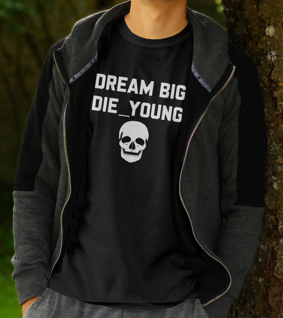 Travis Barker Dream Big Die Young Skull Reign Disick T-Shirt