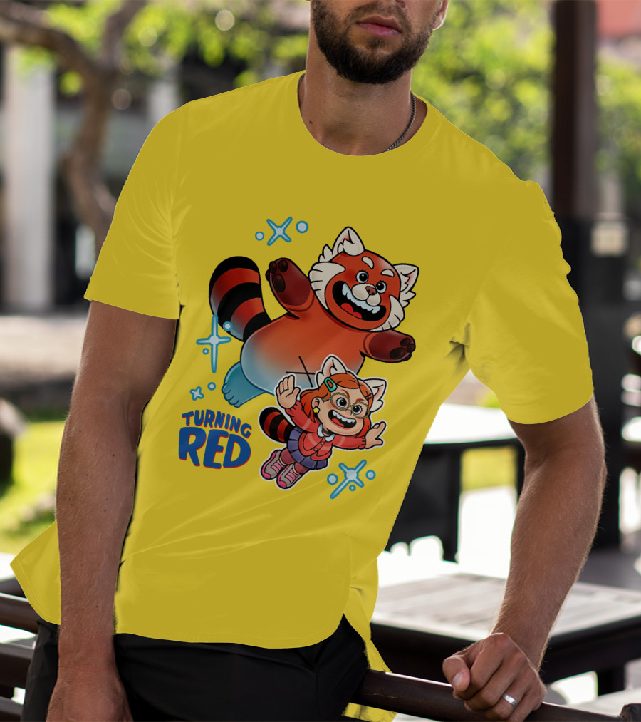 Turning Red Mario Bros 3 Redz The Artist T-Shirt