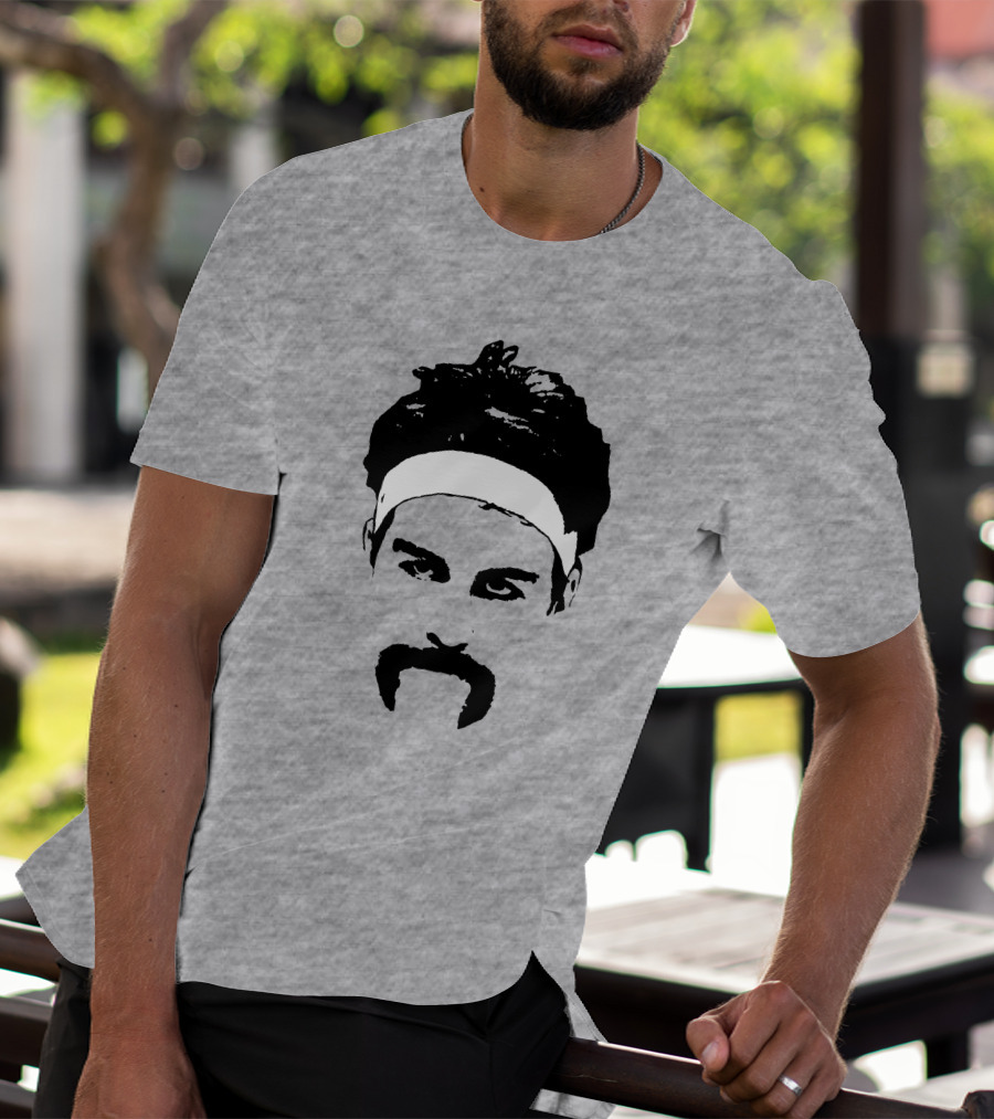 Drew Timme Mustache Gonzaga Fan Big Head T-Shirt