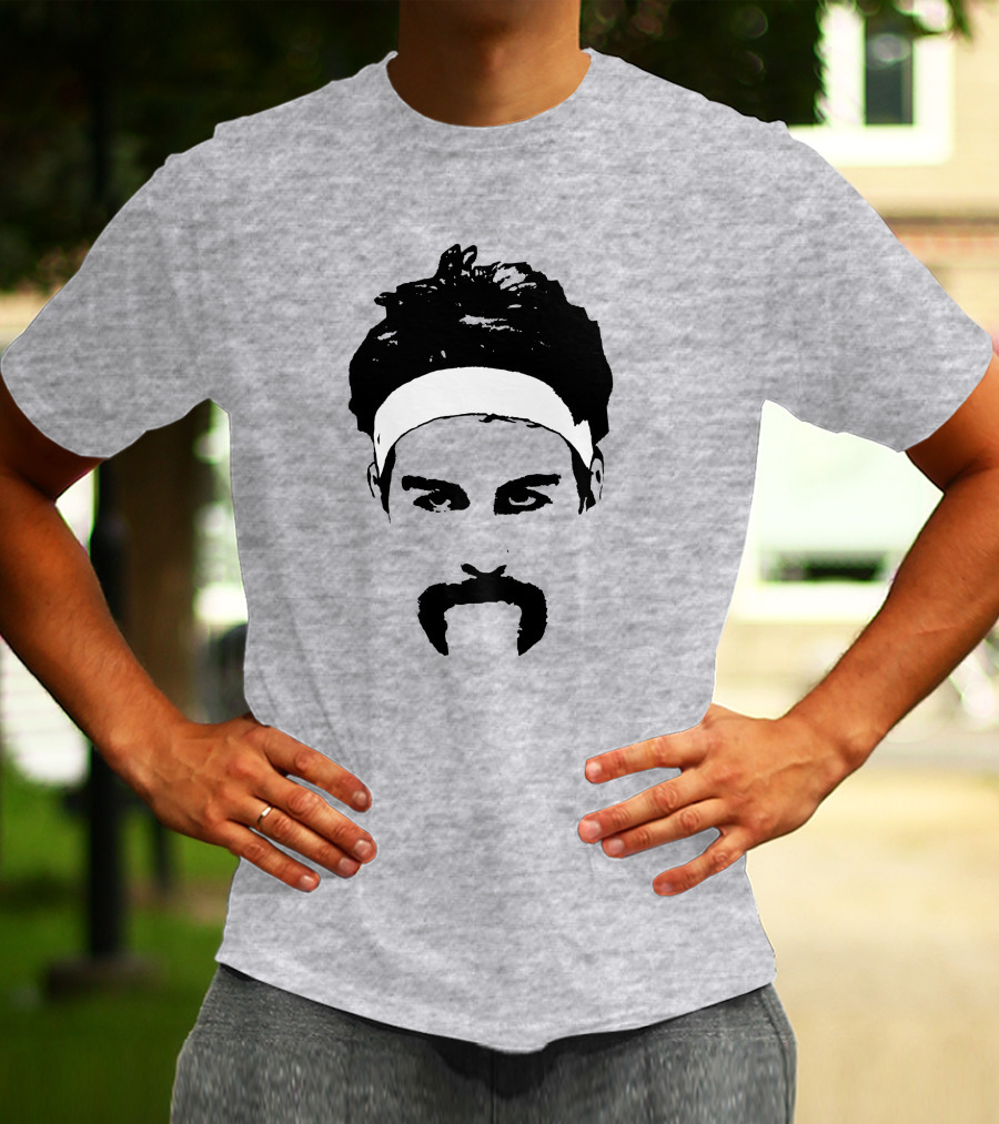 Drew Timme Mustache Gonzaga Fan Big Head T-Shirt