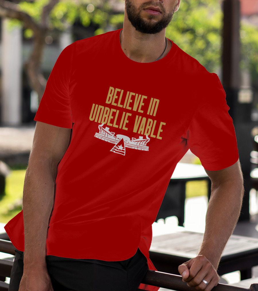 Ronald Jones Chiefsaholic Believe In Unbelievable T-Shirt
