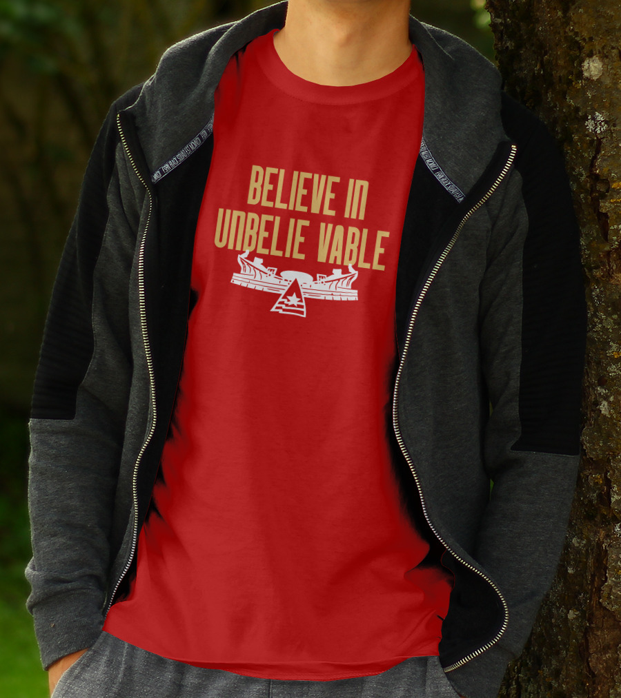 Ronald Jones Chiefsaholic Believe In Unbelievable T-Shirt
